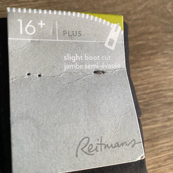 Slight bootcut black pants - Picture 3 of 3